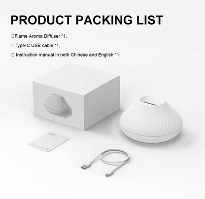 EmberGlow™ Flame Diffuser – Sleep Better, Breathe Softer