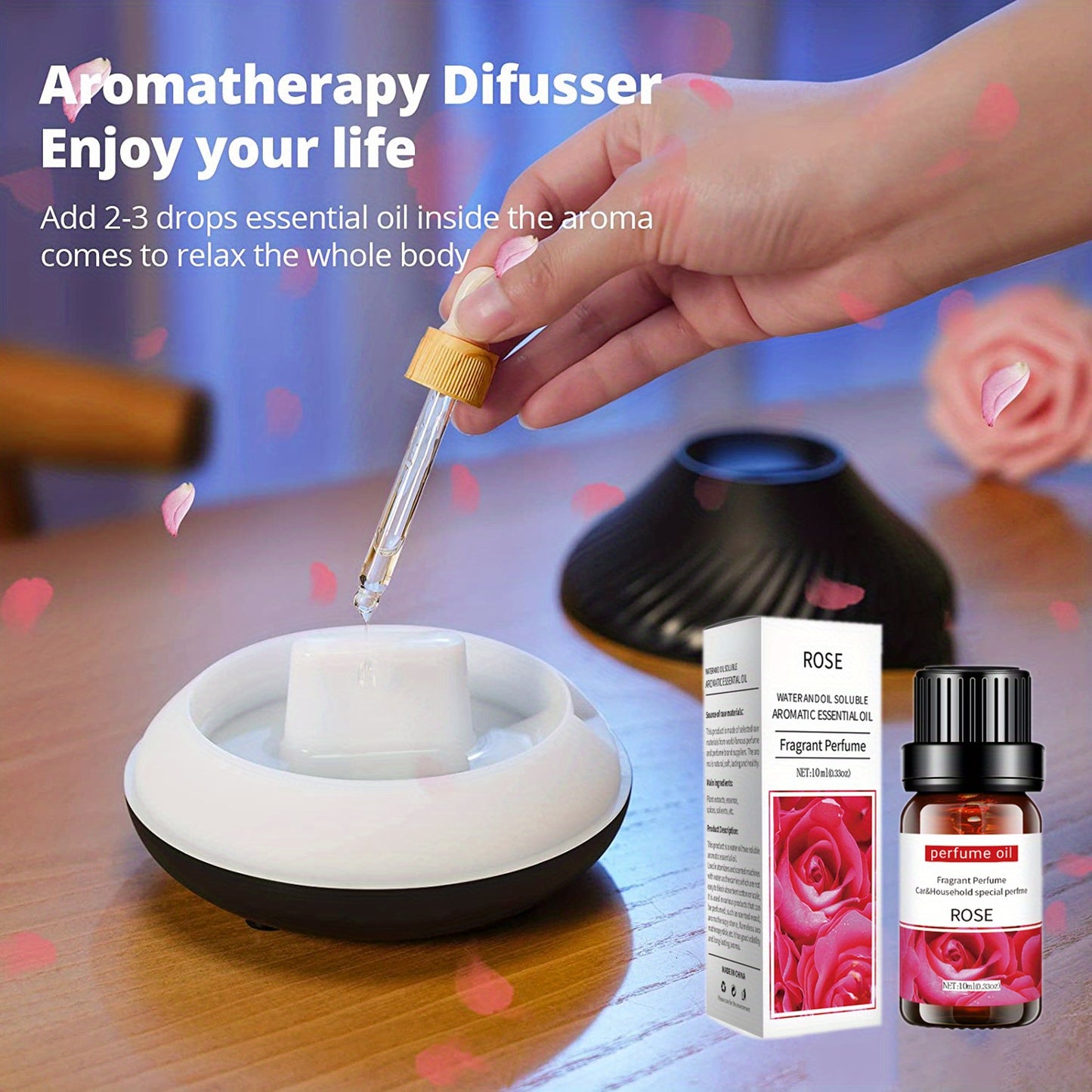 EmberGlow Flame Diffuser + Free Essential Oil Gift