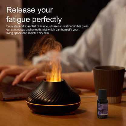 EmberGlow Flame Diffuser + Free Essential Oil Gift